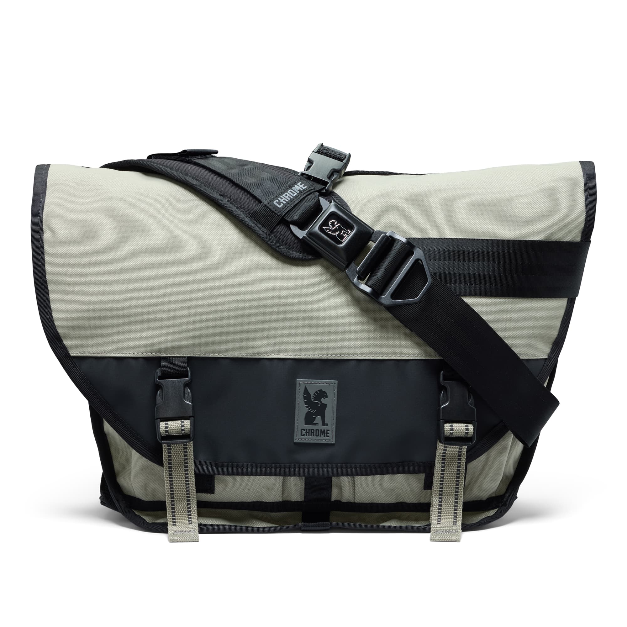 The new Citizen 15L Messenger full front view in sage #color_sage