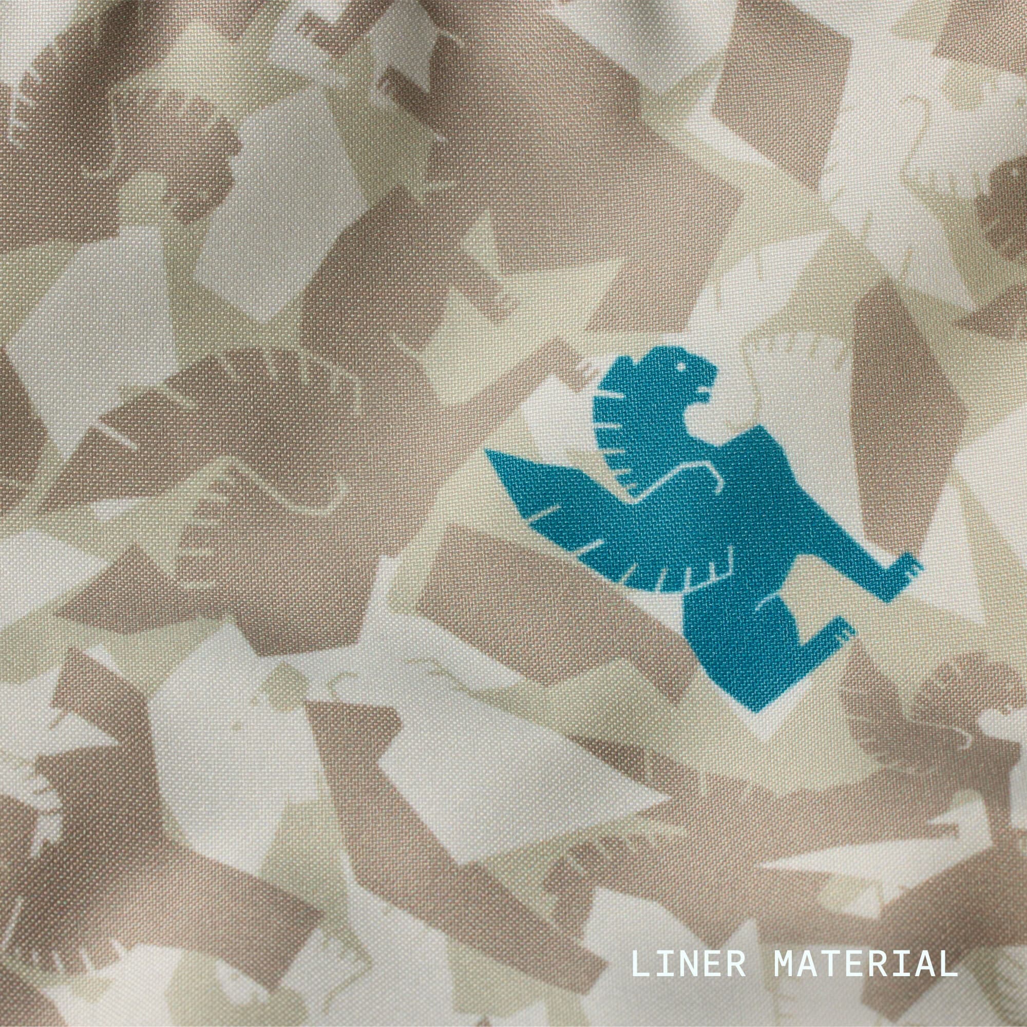 Camden backpack in sage liner print #color_sage