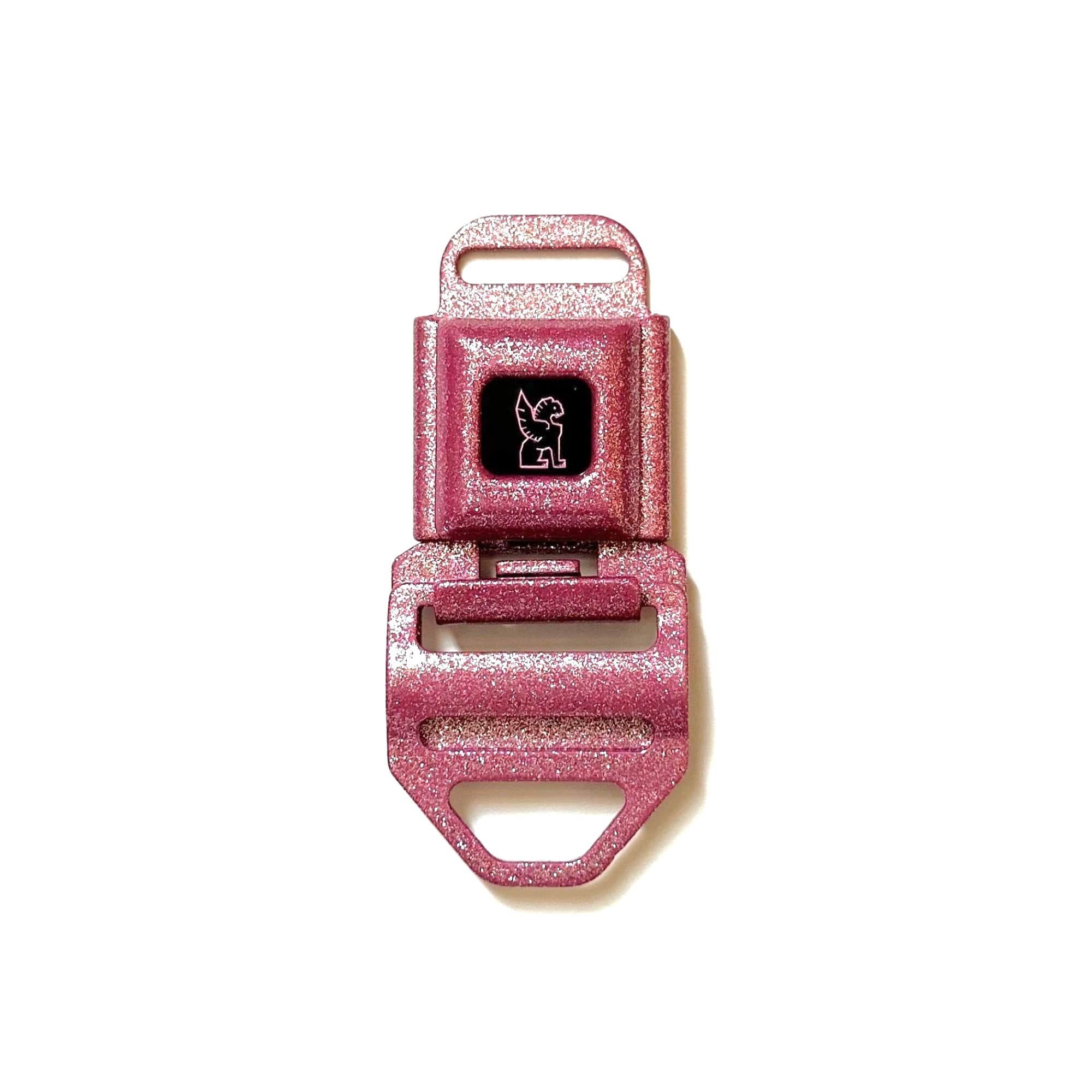 Pride MD Seatbelt buckle in Pink Glitter #color_pink glitter